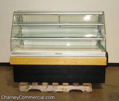 Refrigerated display case cooler deli cake cooler