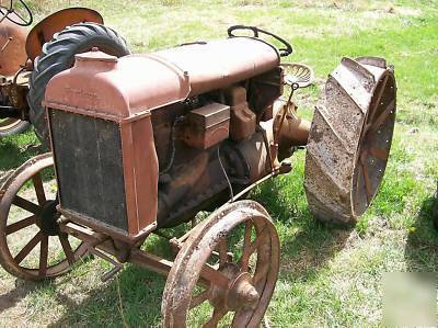 Antique 3 fordson model f tractors 1920's