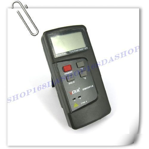 Digital thermometer temperature k type â„ƒ Â°f 34-610