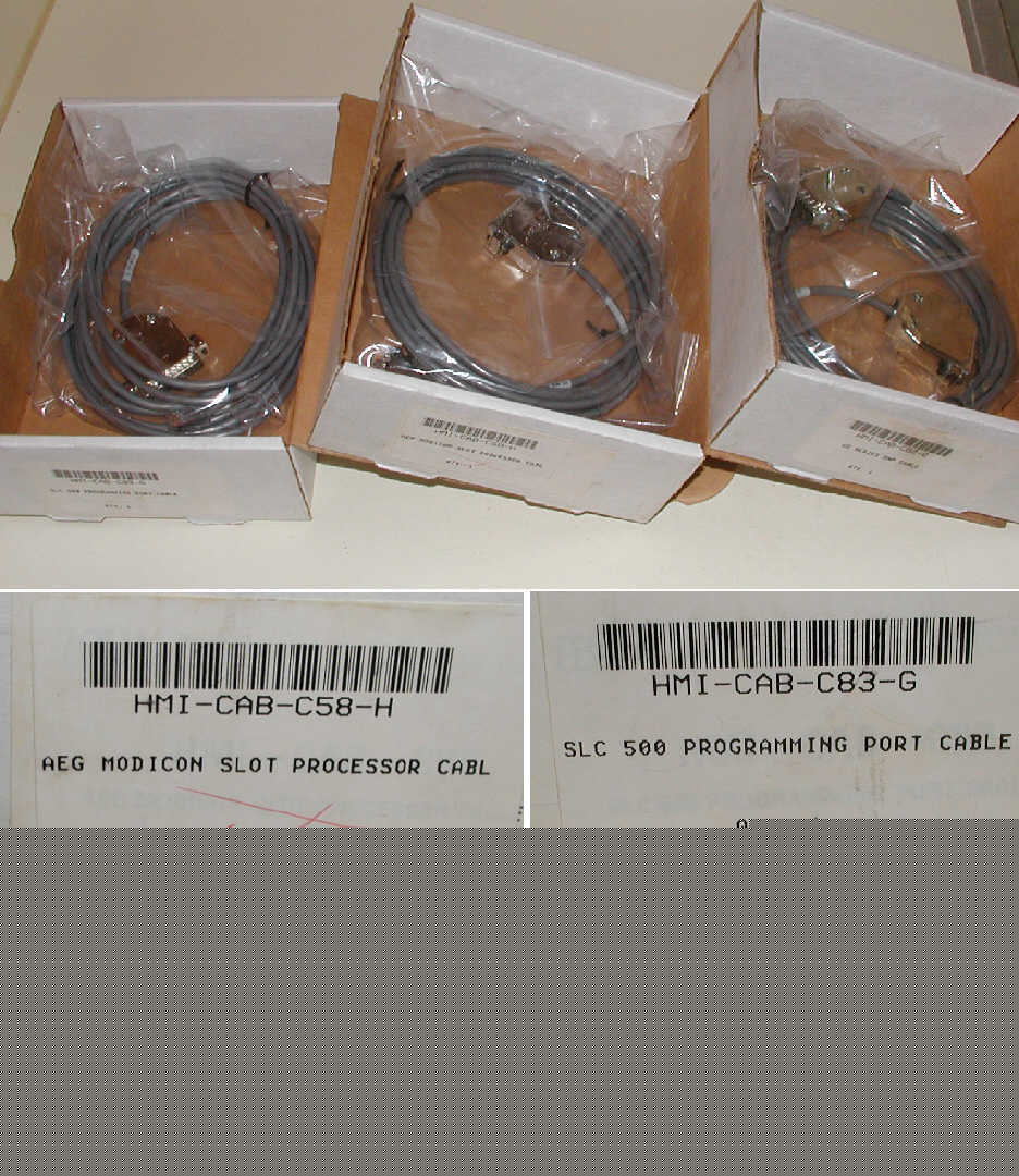 Lot 3 cables hmi-cab-C82* hmi-cab-C83-g* hmi-cab-C58-h*