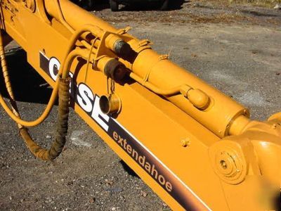 01 case 580M backhoe extenda-hoe 4X4 erops 2262 hrs