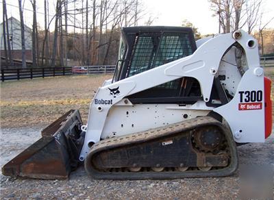 Bobcat T300, cab heat & air, 2173 hours