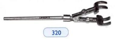 Burette clamp and swivel clamps .