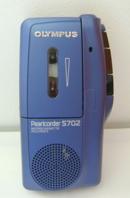 Olympus voice recorder S702 microcassette recorder mini