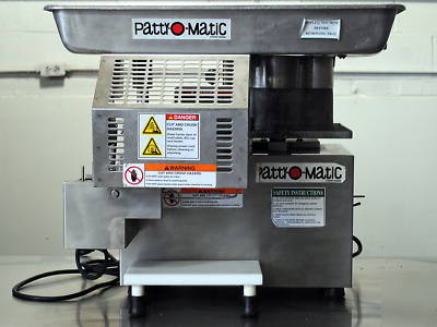 Patty-o-matic protege #1179 automatic patty machine 