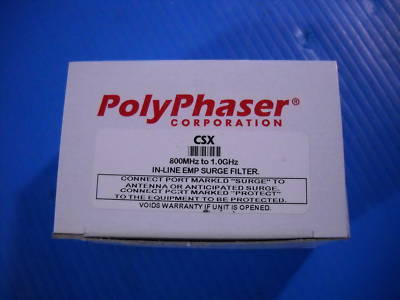 (10) polyphaser in-line emp surge filter