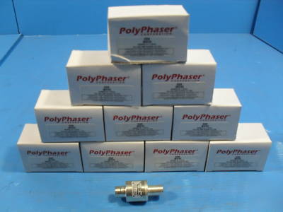 (10) polyphaser in-line emp surge filter