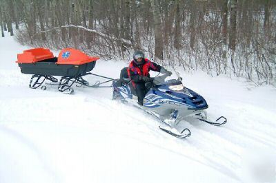 All terrain rescue sled for atvs snowmobiles emergency