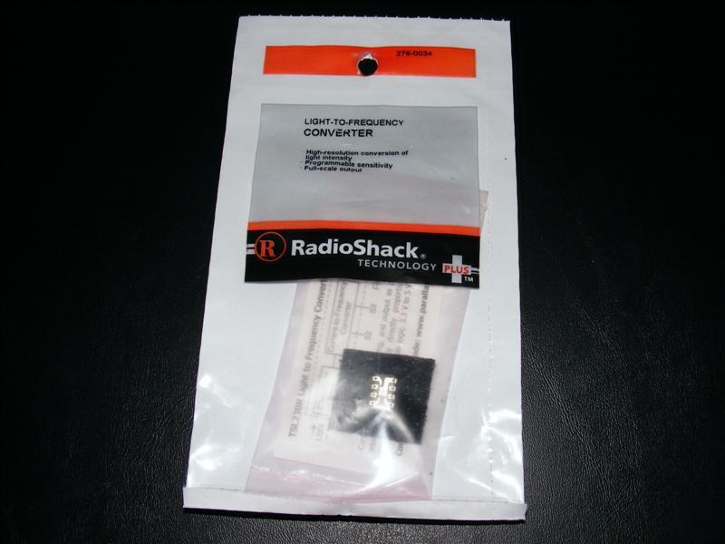 New TSL230 light to frequency converter 276-0034 
