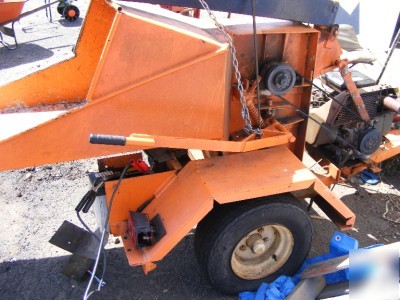 Olathe chipper 18HP trailer type 4 inch wood chipper 