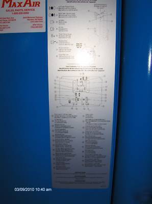 Spx hankison regenerative desiccant air dryer 40 cfm