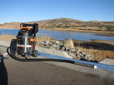  waste water, recovery vacuum, reclaim, pressure washer