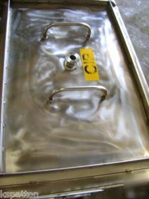 25 gallon stainless cip tank with diaphram pump