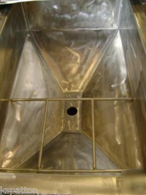 25 gallon stainless cip tank with diaphram pump
