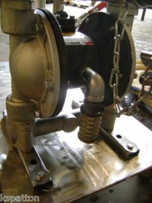25 gallon stainless cip tank with diaphram pump