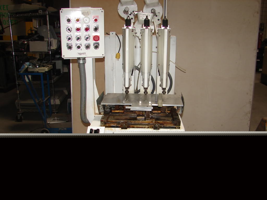 Milford multihead. 56 riveter automated assembly 9''