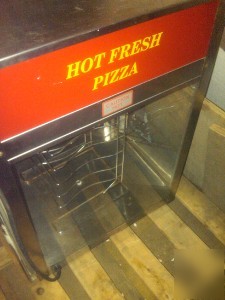 Pizza warmer stainless display case heated counter top