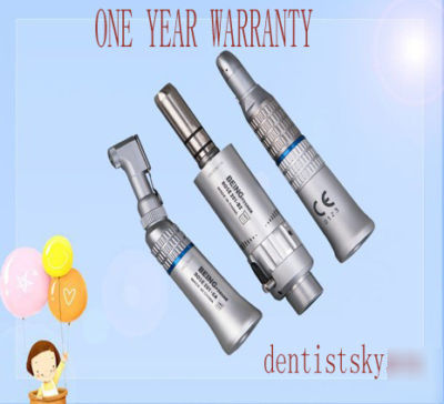 2 dental low speed handpiece contra angle straight kit