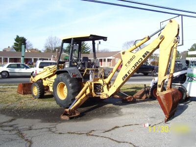 555D ford backhoe