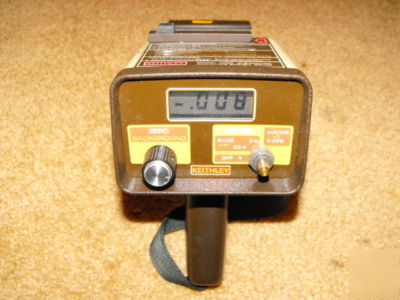 Keithley 36150 integrating radiation survey meter ion 