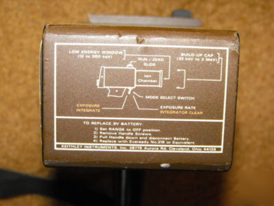 Keithley 36150 integrating radiation survey meter ion 