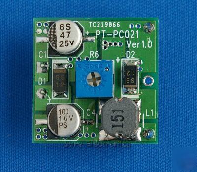 MC34063 based switching regulator adapter, step-down