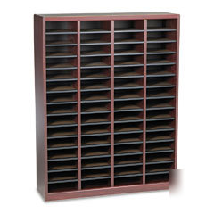 Safco wood ez stor literature organizer