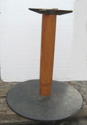 10 vintage wood metal restaurant commercial table base