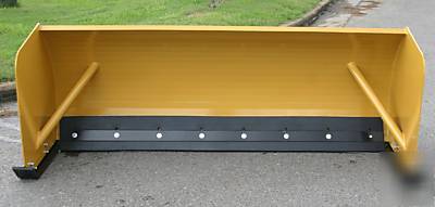 8' snow pusher snow plow skid steer skidsteer