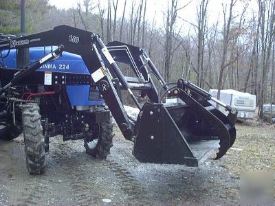 Grapple attachment skid steer tractor kubota bobcat