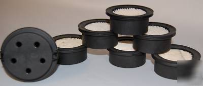 New lot of 6 solberg filters and 1/2