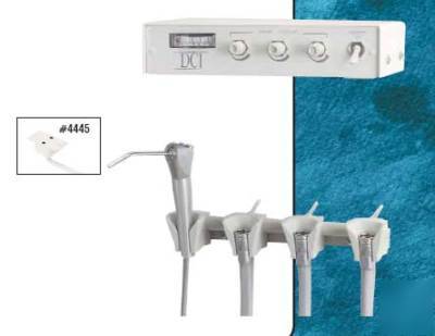 Two dci 3 handpiece shelf controls w/auto holders