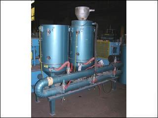 Una dyn dehumidifying hopper dryer system 