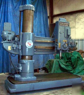 Used 5' x 17'' cincinnati bickford radial arm drill