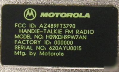 Motorola XTS3000 xts 3000 radio 21527-288-9