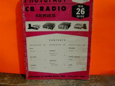 Sams cb radio book 26 for citi-fone 19,pearce simpson