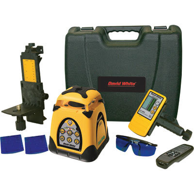 Split beam self-level rot laser level laser det package