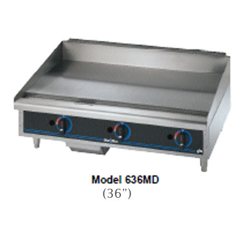 Star 615MD griddle, countertop, gas, 15