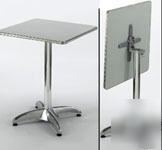  restaurant aluminum dining table 24