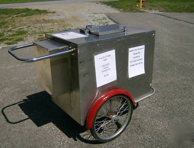 Ice cream pushcart - great money maker 