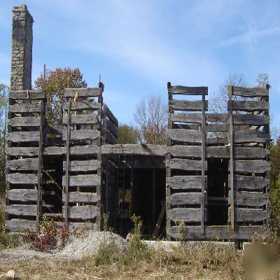 Authentic antique primitive log cabin home 