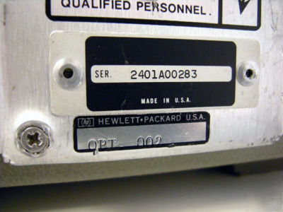 Hp agilent 8663A high-performance signal generator:
