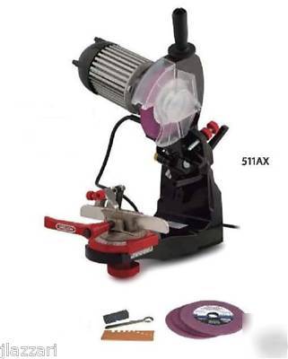 511AX pro saw chain sharpener grinder oregon w/ stand