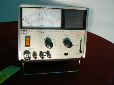 Hp/agilent 4329A high resistance meter needs calibrat.