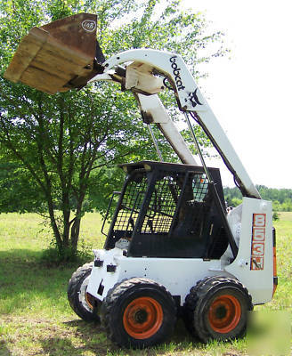92 bobcat 853 skid steer loader skidloader diesel 58HP