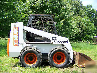 92 bobcat 853 skid steer loader skidloader diesel 58HP