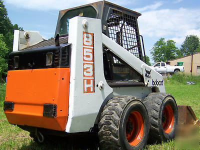 92 bobcat 853 skid steer loader skidloader diesel 58HP