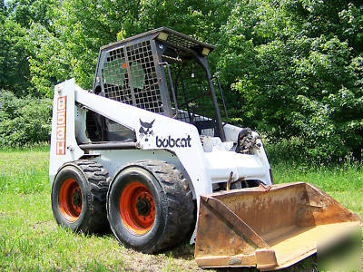 92 bobcat 853 skid steer loader skidloader diesel 58HP