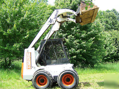 92 bobcat 853 skid steer loader skidloader diesel 58HP