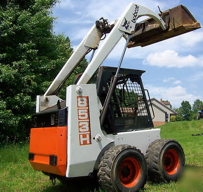 92 bobcat 853 skid steer loader skidloader diesel 58HP